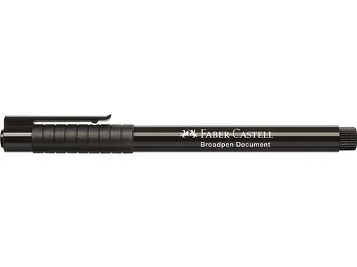 fineliner Faber Castell Broadpen 1554 zwart 0.8mm