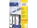 ordnerrugetiket Avery 297x59mm 25 vel 3 etiketten per vel wit