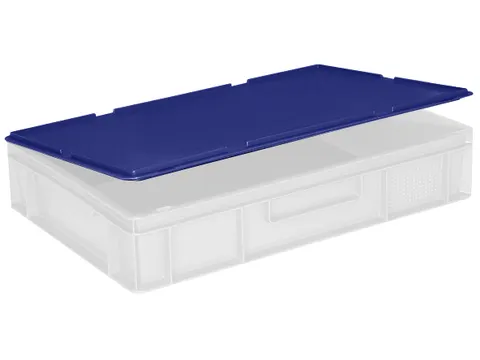 Scharnierdeksel Voor Euronorm Stapelkrat Lxb 600X400Mm Rood