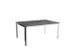 In hoogte verstelbaar bureau,HxBxD 720-840x1600x1000mm,CC-zwart