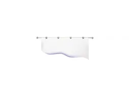 Tekeninghouder Wand, lengte 104,5 cm, incl. 4 clips