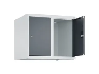opzetkast,v. locker,2vak.,vak B 300mm,HxBxD 500x600x500mm,vleugeldeur - 2