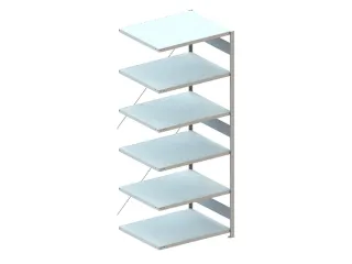 systeemstelling,aanbouwveld,CLIP,HxBxD 2500x1306x836mm,vakl. 270kg - 1