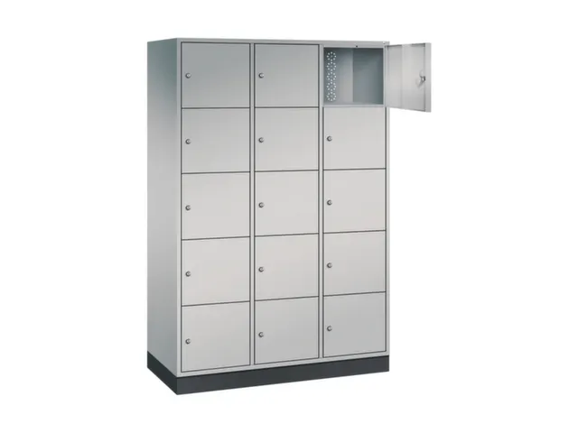 grootvolume-lockersysteem,HxBxD 1950x1220x500mm,3x5vakken,cil.-slot