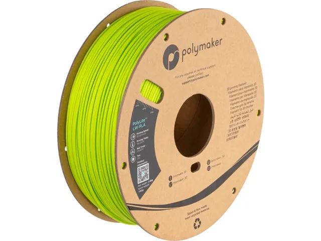 PolyLite LW-PLA 1,75mm groen 0,8kg 3D Filament