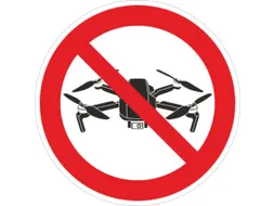 verbodsbord,Drones verboden,aluminium gemerkt,gemoffeld