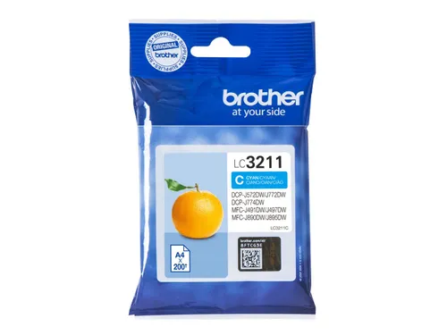 Inktcartridge Brother LC-3211 blauw