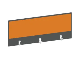 baliepaneel bureau aanbouw achter MS-donkergrijs BN3005-geel 1200mm - 1