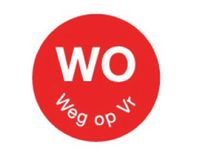 Label Dagetiket permanent ' Wo weg Vr', rol 1000st