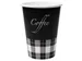 Premium Koffiebeker Karton PE-coating 180ml Zwart 100 stuks