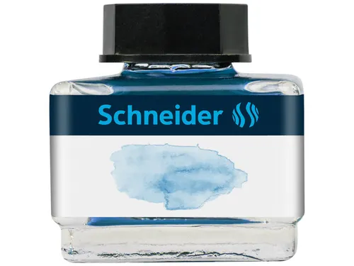 Inktpotje Schneider 15ml pastel IJsblauw voor