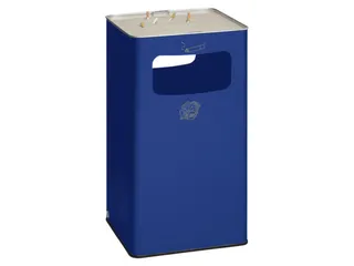 Combi-asbak Hxbxd 750X420X420Mm Vierkant Blauw - 1