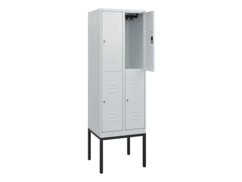 dubbeldekse locker,HxBxD 1950x600x500mm,2x2vak.,vak B 300mm