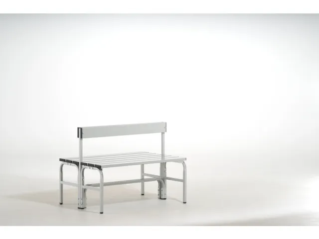 dubbele zitbank,HxLxD 770x1015x725mm,alu. lijsten,frame staal RAL7035