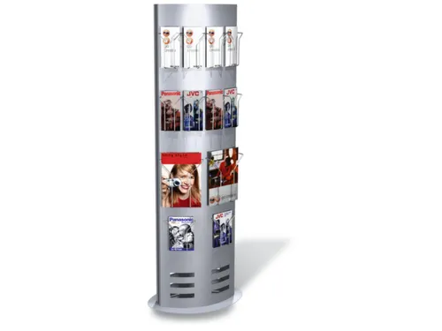 Infozuil HxBxD 1650x600x320mm Tweezijdig Bruikbaar RAL9006