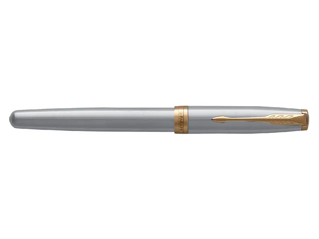 Vulpen Parker Sonnet Stainless steel GT Fijn