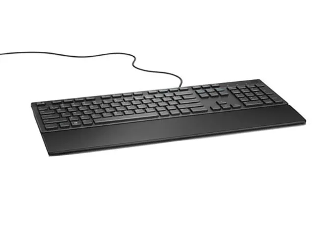 Dell KB216 UK Bedraad QWERTY Toetsenbord Zwart