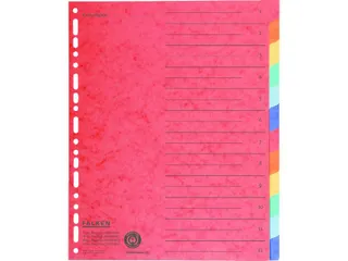 Tabblad recycled karton A4+ 12tabs - 2