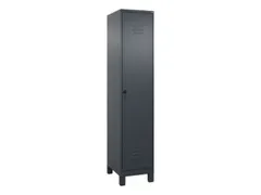 locker,HxBxD 1950x400x500mm,1vak,vak B 400mm,draaigrendel,voeten