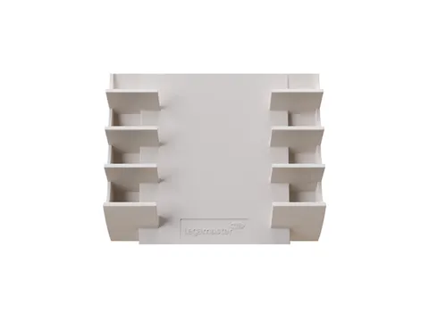 Glasbord markerhouder Legamaster warm grey