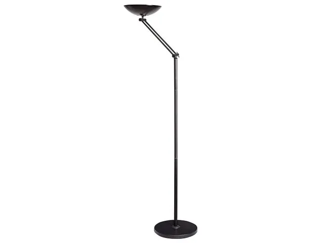 Unilux First LED Articulé Vloerlamp knikarm Zwart