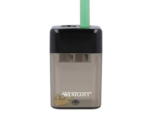 Puntenslijper Westcott kunststof dubbel zwart metalen slijper