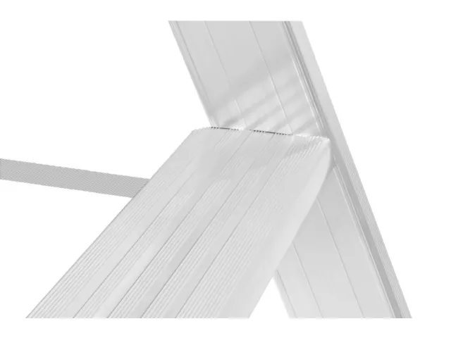 escabeau industriel,double face,2x3marches,Hauteur 0,22m,lisse L 0,77m