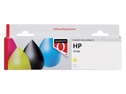 Inktcartridge Quantore alternatief tbv HP F6T83AE 973X geel