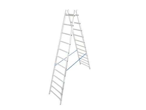 Bokladder Dubbelzijdig 3.47m 2x12sporten Aluminium Scharnieren