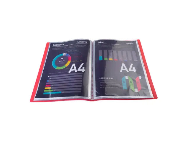 Protège-documents en polypropylène semi rigide Chromaline 120 vues -
