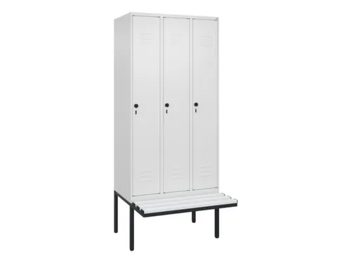 locker voor scheiding van kleding,HxBxD 2120x900x815mm,3vak