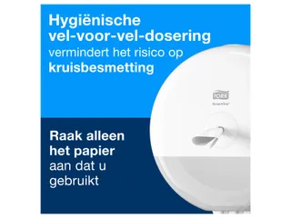 Toiletpapier Tork SmartOne Mini T9 advanced 2-laags 620 vel wit 472193 - 9
