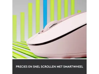 Logitech Signature M650 Muis Maat L Roze - 6
