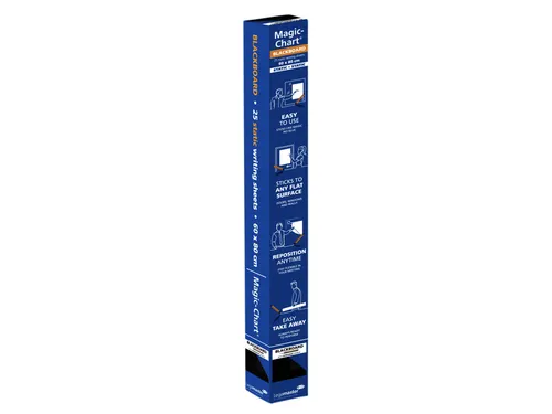 Legamaster Magic-Chart Krijtbord folie 60x80cm Zwart 25 vel