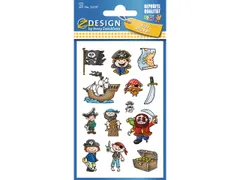 papieretiket Z-design Kids pakje a 3 vel piraten
