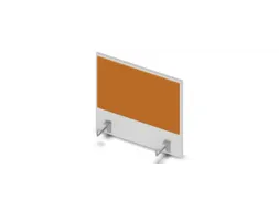 opzetpaneel v. bureau aanbouw aan de zijkant Bl-wit BN3005-geel 600mm