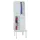 Garderobekast HxBxD 2150x630x800mm 2x2 Vakken Zitbank Klinksluiting