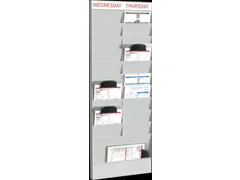 kantoorplanner,aanbouwmodule,20vakken,HxBxD 1263x477x46mm
