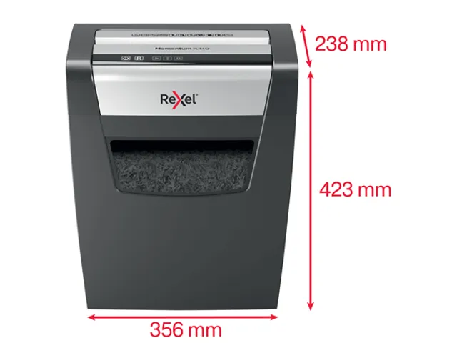 Rexel Momentum X410 Papiervernietiger Snippers P-4 4x28 mm