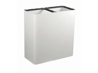 Afvalverzamelstation,2X100L,Romp Wit - 1