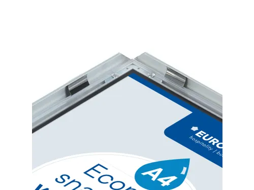 Europel Kliklijst Economy Outdoor A4 Zilver 25 mm waterdicht