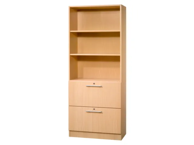 combikast,HxBxD 2004x800x420mm,3ordnerhoogte stelling,2hangmappenframe