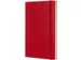 Notitieboek Moleskine large 130x210mm blanco hard cover scarlet red