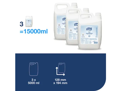 Tork 400505 Milde Vloeibare Zeep 3x5 Liter