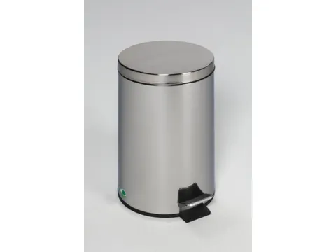 RVS pedaalemmer,5l,HxØ 285x205mm,binnenbak kunststof,romp gepolijst