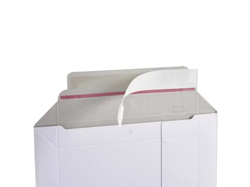 Karton Envelop Wit 248x351x50mm 500gram Kleefbare Strip 100 Stuks