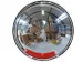 observatiespiegel Ø 600mm x130mm spiegel acrylglas frame zwart