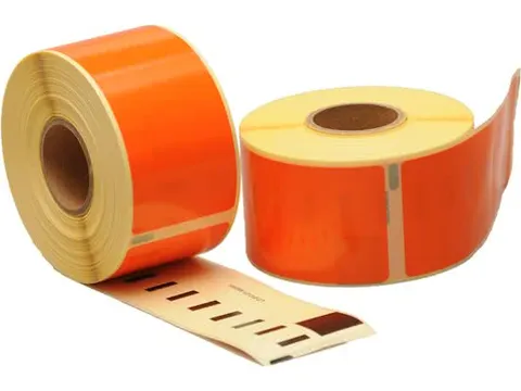 Dymo Compatible Label 99012 36x89mm Oranje