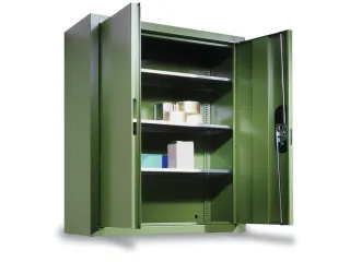 Hangkast 830x700x300mm 3legborden Draaideuren Ral6011 - 1