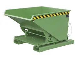 3-zijdig Kantelende Kiepbak 0.60m³ Groen 890x1010x1260mm
